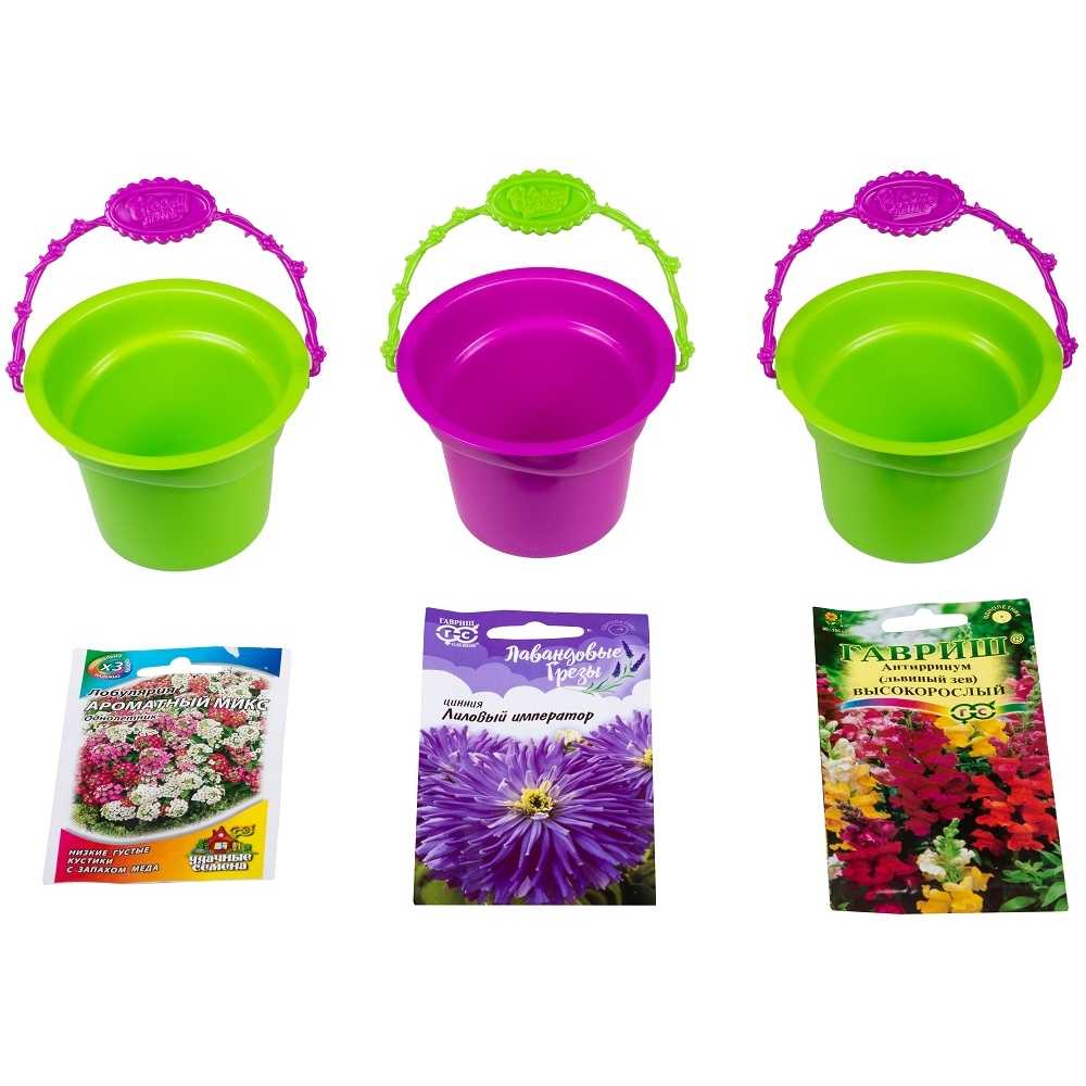 Игровой набор Цветули для выращивания цветов, 3 горшка  